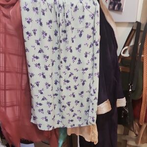 Pretty Floral Print Maxi Skirt By Sag Harbor